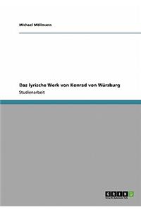 lyrische Werk von Konrad von Würzburg