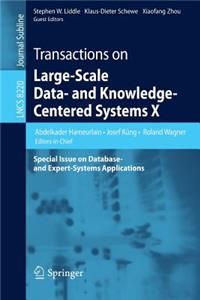 Transactions on Large-Scale Data- And Knowledge-Centered Systems X