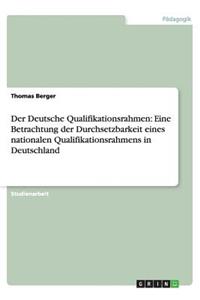 Der Deutsche Qualifikationsrahmen