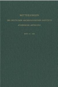 Mitteilungen Des Deutschen Archaologischen Instituts