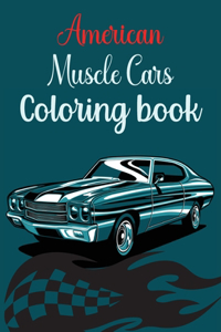 American Muscle Cars Coloring Book