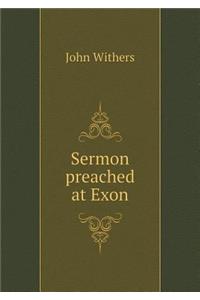 Sermon preached at Exon
