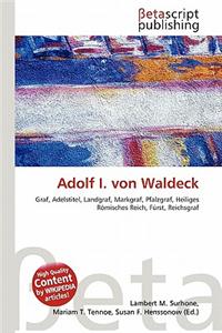 Adolf I. Von Waldeck