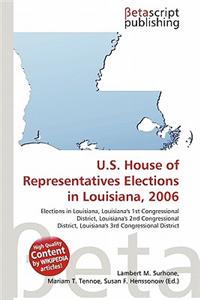 U.S. House of Representatives Elections in Louisiana, 2006