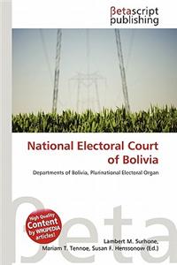 National Electoral Court of Bolivia