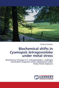 Biochemical shifts in Cyamopsis tetragonoloba under metal stress