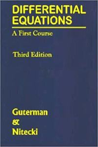 Differential Equations A First Course