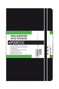 Moleskine City Notebook - Paris, Pocket, Black, Hard Cover (3.5 X 5.5)