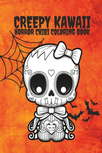 Creepy Kawaii Horror Chibi Coloring Book