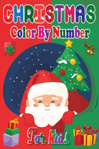 Christmas Color By Number For Kids
