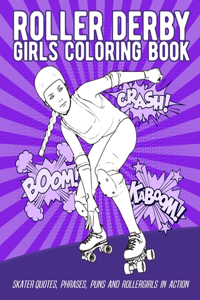 Roller Derby Girls Coloring Book