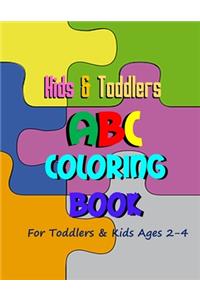 Kids & Toddlers ABC Coloring Book