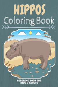 Hippos Coloring Book