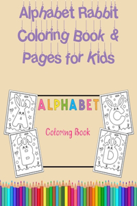 Alphabet Rabbit Coloring Book & Pages for Kids