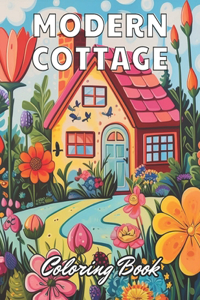 Modern Cottage Coloring Book