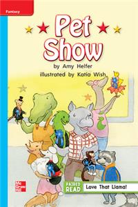 Reading Wonders Leveled Reader Pet Show: On-Level Unit 1 Week 3 Grade 1