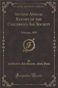 Second Annual Report of the Children's Aid Society
