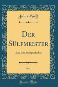 Der SÃ¼lfmeister, Vol. 1: Eine Alte Stadtgeschichte (Classic Reprint)