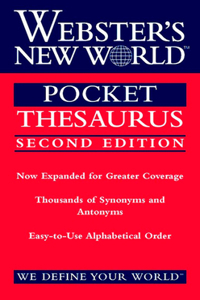 Webster's New World Pocket Thesaurus, Second Edition