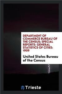 Department of Commerce Bureau of the Census; Special Reports