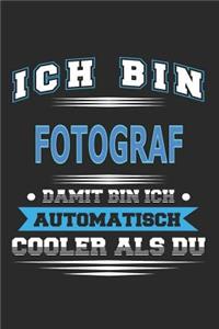 Ich bin Fotograf Damit bin ich automatisch cooler als du