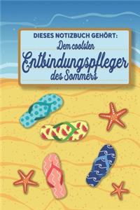 Dieses Notizbuch gehört dem coolsten Entbindungspfleger des Sommers