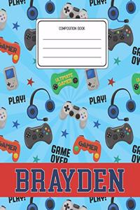 Composition Book Brayden