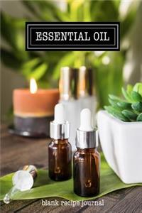 Essential Oil Blank Recipe Journal