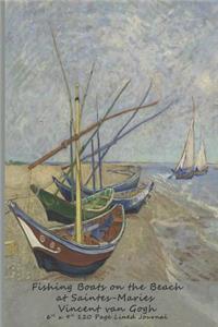 Fishing Boats on the Beach at Saintes-Maries Vincent van Gogh