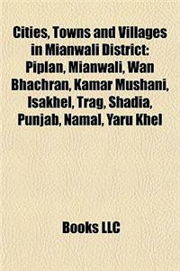 Cities, Towns and Villages in Mianwali District