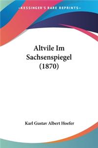 Altvile Im Sachsenspiegel (1870)