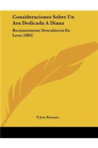 Consideraciones Sobre Un Ara Dedicada A Diana