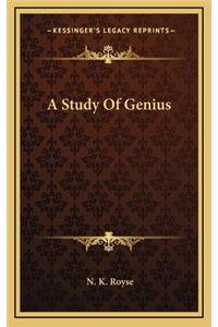 A Study of Genius