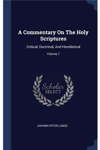 A Commentary on the Holy Scriptures