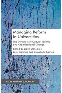 Managing Reform in Universities