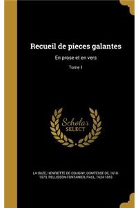 Recueil de pieces galantes