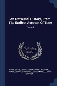 An Universal History, From The Earliest Account Of Time; Volume 2