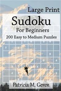 Large Print Sudoku For Beginners