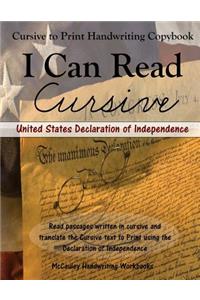 I Can Read Cursive