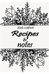 Blank cookbook