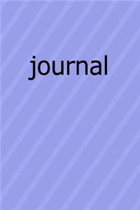 Purple Striped Journal