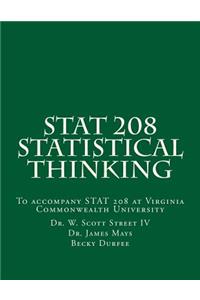Stat 208 Statistical Thinking