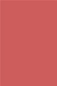 Journal Chestnut Color Simple Plain Chestnut