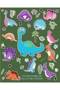 Sticker Album For Collecting Stickers Boys