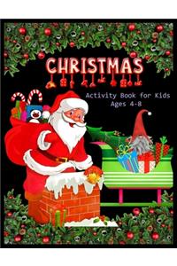 CHRISTMAS Activity Book for Kids Ages 4-8
