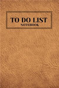 To Do List Notebook - Libreta - Cahier - Taccuino - Notizbuch