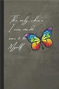 Rainbow Butterfly Notebook