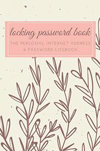 Locking password book