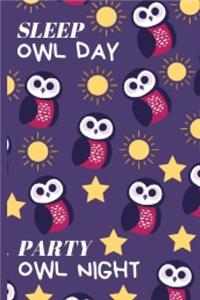 Sleep Owl Day Party Owl Night