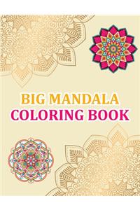 Big Mandala Coloring Book